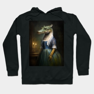 Royal Portrait of an Alligator Hoodie